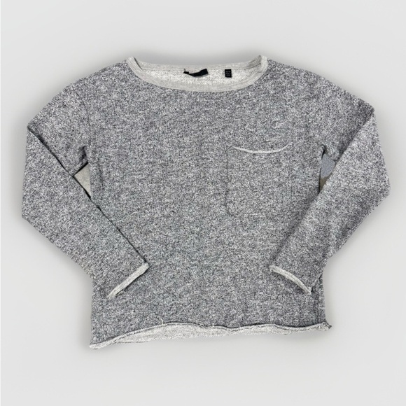 ATM Anthony Thomas Melillo Sweatshirt Pullover Top Heathered Grey Size XS - Picture 1 of 5
